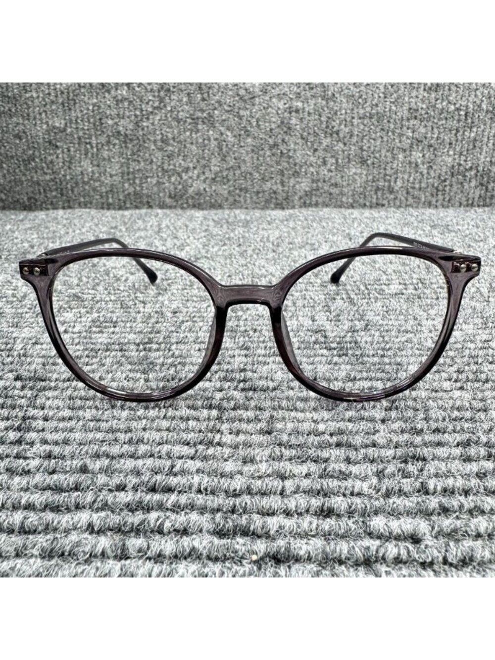 Firmoo S939 Eyeglasses Purple Round Frames Only Full Rim Classic 52-18-148 C164